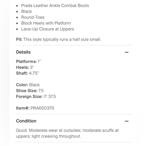 Prada boot 🖤 - Picture 6 of 6